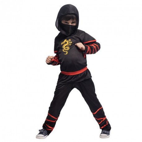 DISFRAZ NINJA GLOW IN DARK INF 8-10 AÑOS