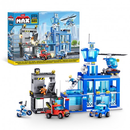 MAX BRICKS ESTACION POLICIA 889 PIEZAS DE MAX CITY