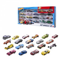 HOTWHEELS PACK 20 COCHES BASICOS