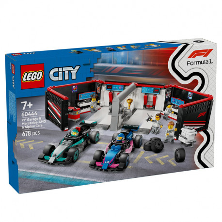 CITY GARAJE DE F1 CON COCHES MERCEDES-AMG Y ALPINE