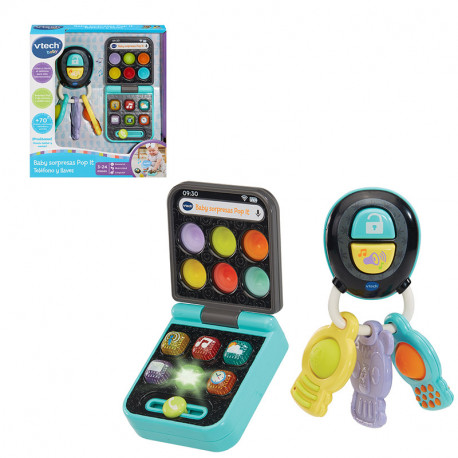 BABY SORPRESAS POP IT TELEFONO Y LLAVES