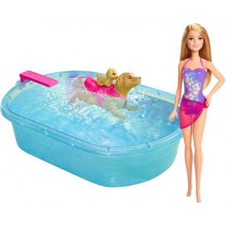 PISCINA DE PERRITOS DE BARBIE